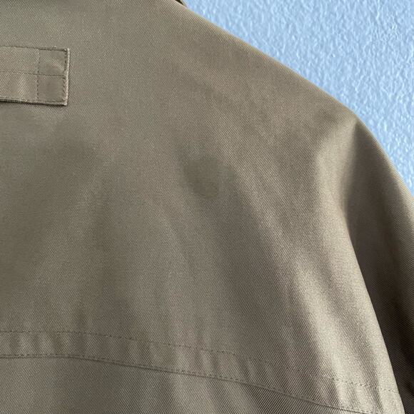RoundTree & Yorke Mens L Bomber Jacket Zip Front Military Aviator Zip Out Lining - Picture 12 of 16